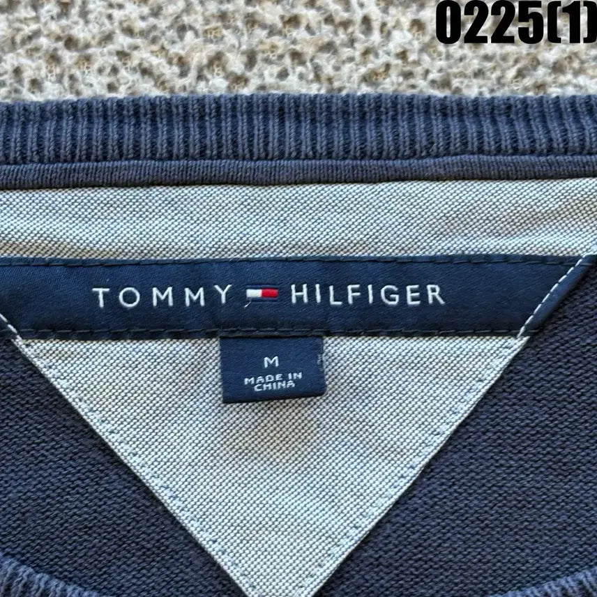 [BUNJANG] Tommy Hilfiger Navy Knit M / 타미힐피거 네이비 긴팔 니트 M