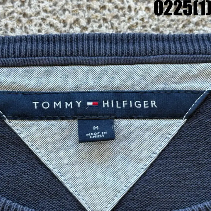 [BUNJANG] Tommy Hilfiger Navy Knit M / 타미힐피거 네이비 긴팔 니트 M