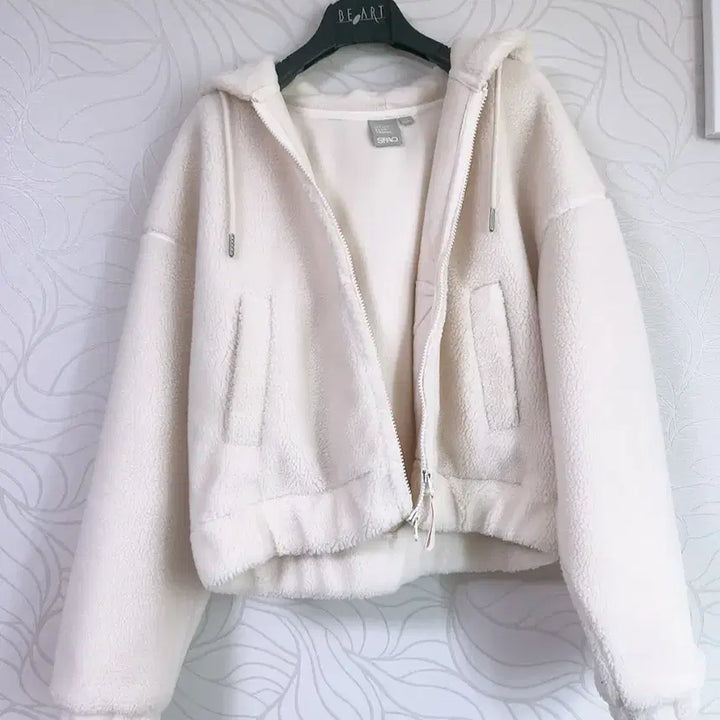 [BUNJANG] SPAO Cropped Fleece Hoodie S / 스파오 크롭 양털 후드 집업 S