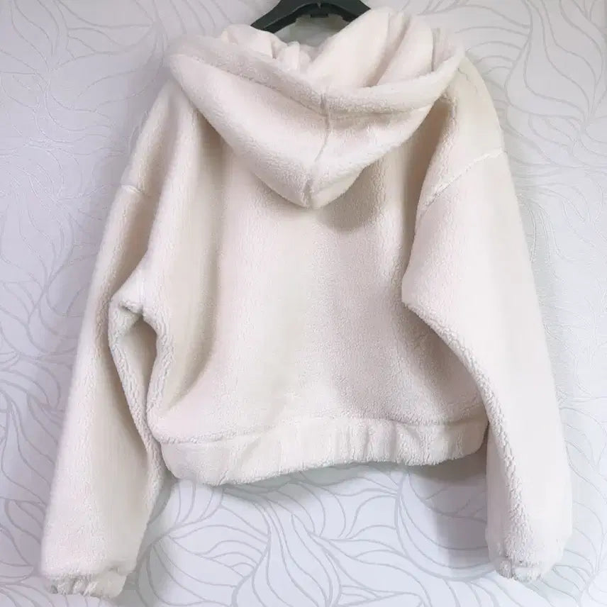 [BUNJANG] SPAO Cropped Fleece Hoodie S / 스파오 크롭 양털 후드 집업 S