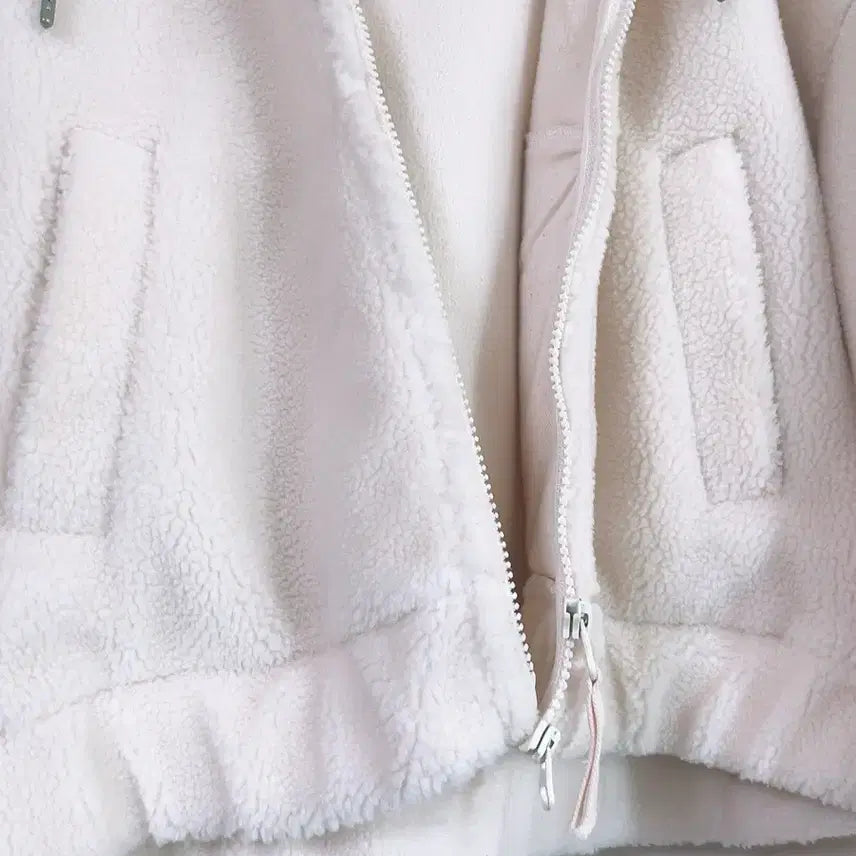 [BUNJANG] SPAO Cropped Fleece Hoodie S / 스파오 크롭 양털 후드 집업 S