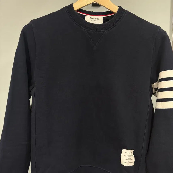 [BUNJANG] Thom Browne Navy Sweatshirt Size 3 / 톰브라운 맨투맨 네이비 3사이즈