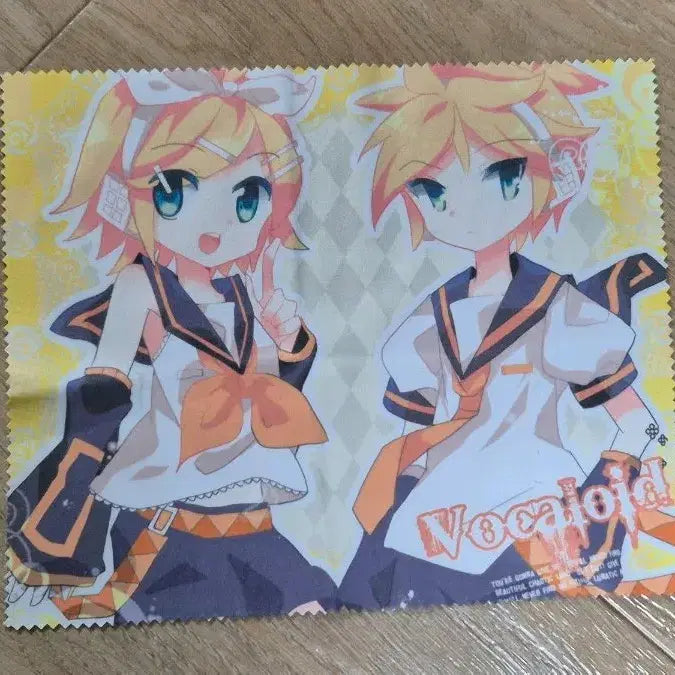 [BUNJANG] Kagamine Rin &amp; Len Glasses Cleaner Acrylic Figure / 카가미네 린 렌 카가미네린 카가미네렌 안경닦이 굿즈 피규어 아크릴