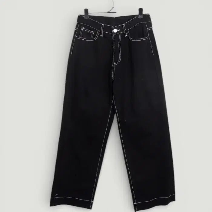 [BUNJANG] BK Stitch Point Pants / 여성S/ 편안 스티치 포인트 팬츠 바지 BK