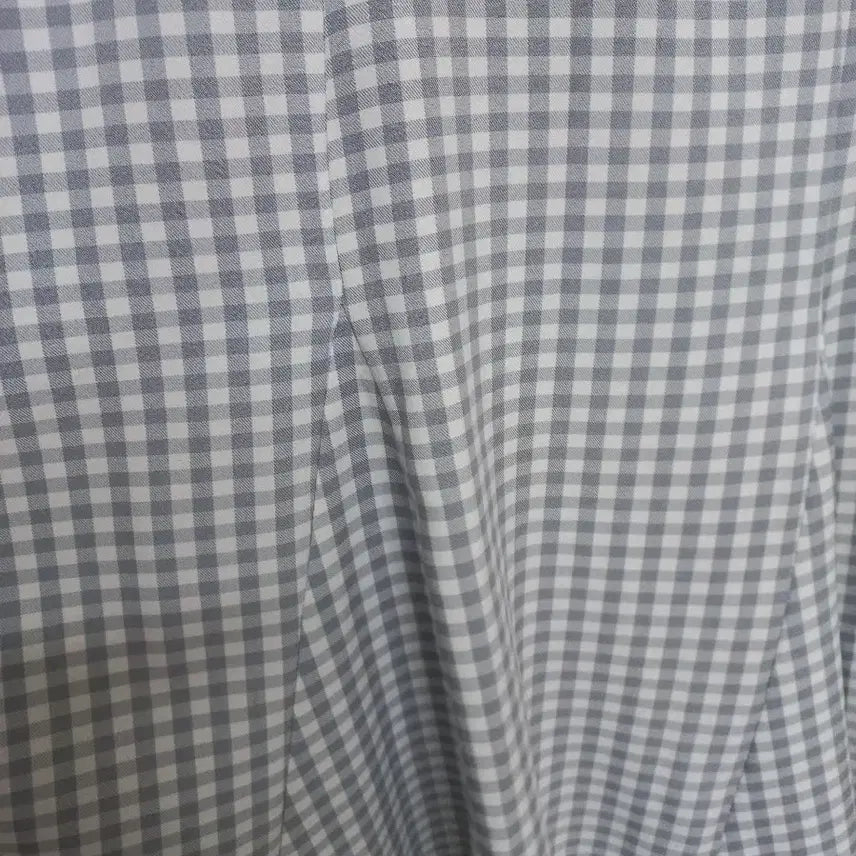 [BUNJANG] Gray Check Mermaid Line Long Skirt / 머매이드 스커트 교신가능