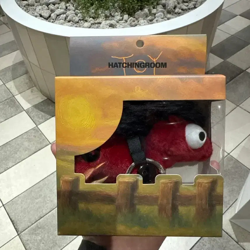 [BUNJANG] Hatching Room Horse Toy Keyring / 해칭룸 Horse Toy Keyring Dark Red 키링