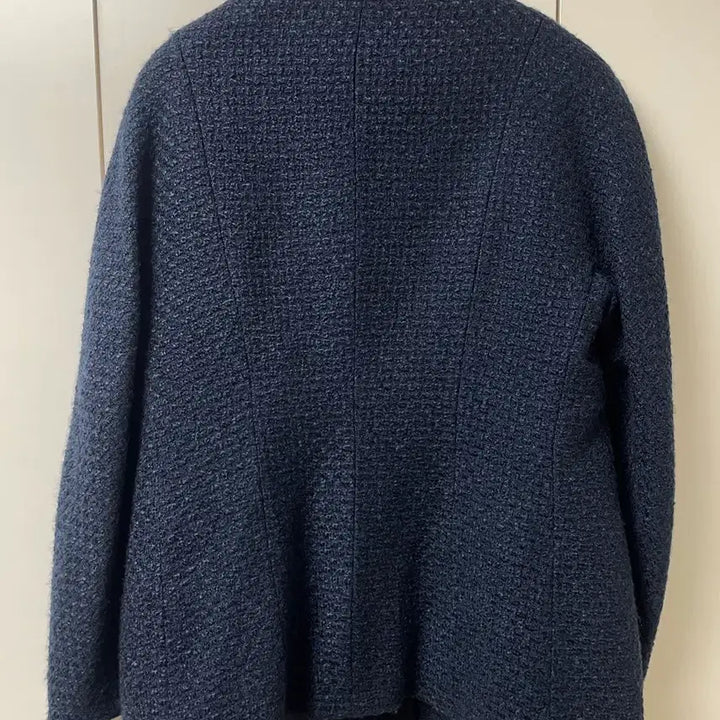 [BUNJANG] Simplement Navy Tweed Jacket / 심플먼트 네이비 트위드 자켓