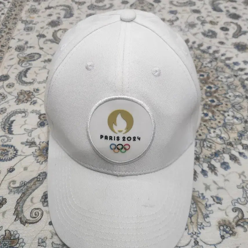 [BUNJANG] Paris 2024 Olympics Ball Cap White 58 / 파리 2024 올림픽 볼캡 화이트 58호