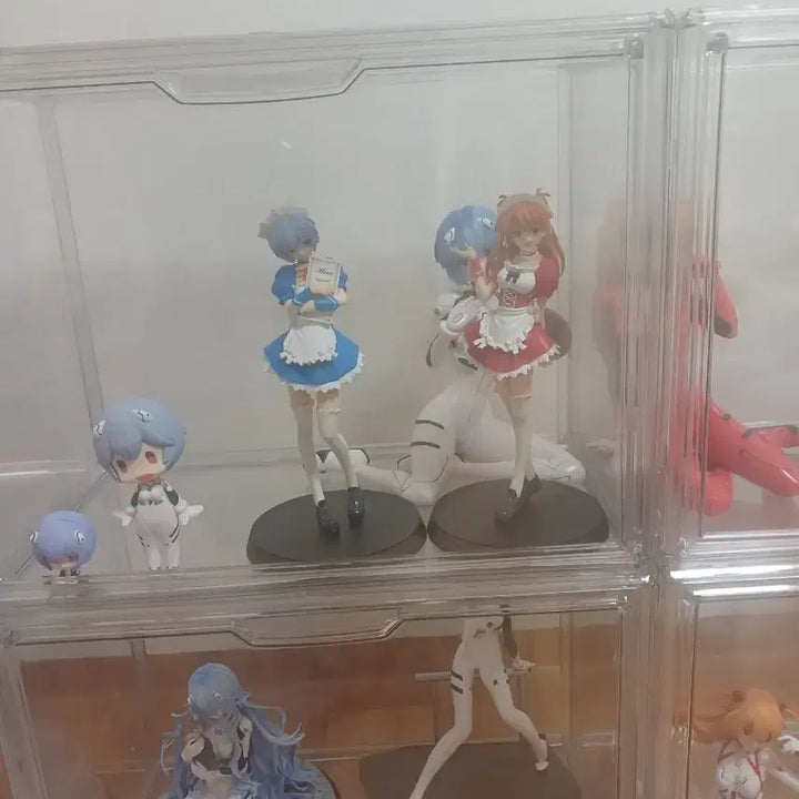 [BUNJANG] Evangelion Asuka & Rei Bundle Set / (급전)에반게리온 메이드 아스카 레이 피규어 일괄 판매합니다!