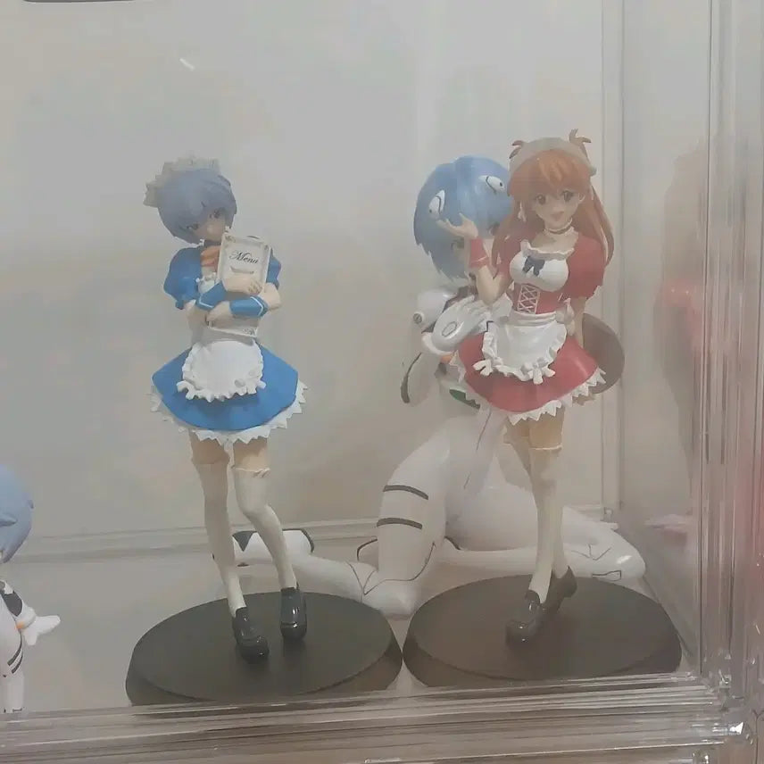 [BUNJANG] Evangelion Asuka & Rei Bundle Set / (급전)에반게리온 메이드 아스카 레이 피규어 일괄 판매합니다!