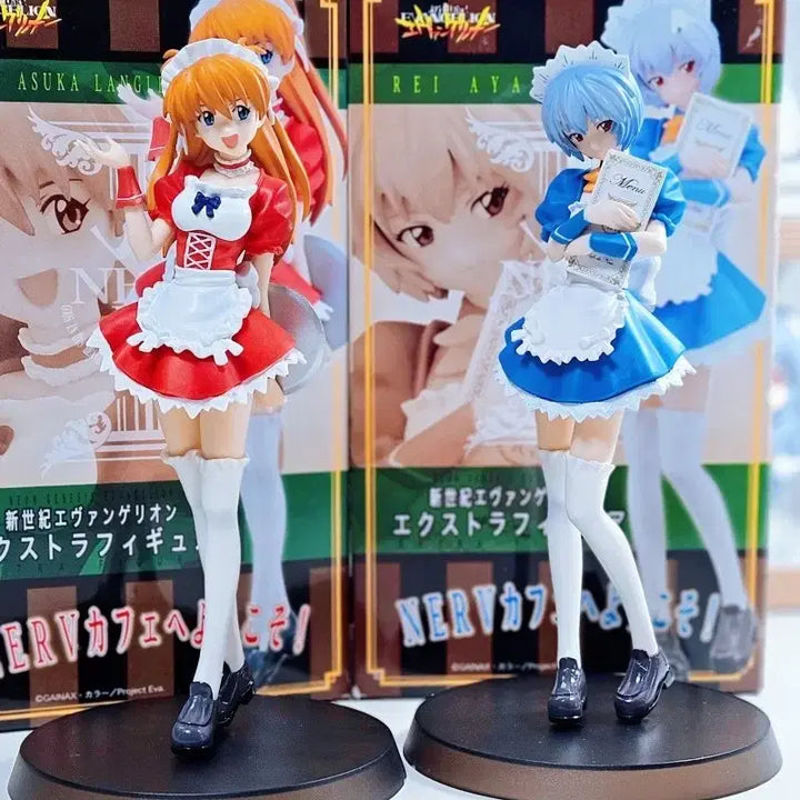[BUNJANG] Evangelion Asuka & Rei Bundle Set / (급전)에반게리온 메이드 아스카 레이 피규어 일괄 판매합니다!