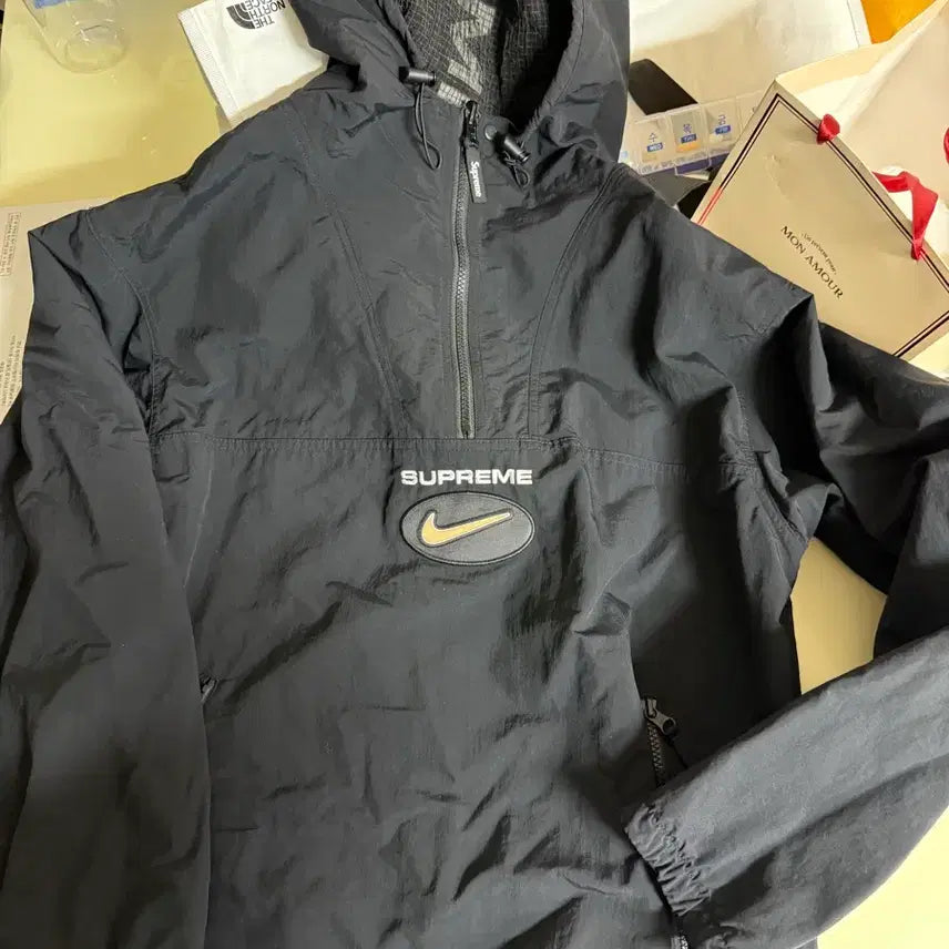 [BUNJANG] Supreme x Nike Anorak Black / [M] 슈프림x나이키 아노락 블랙