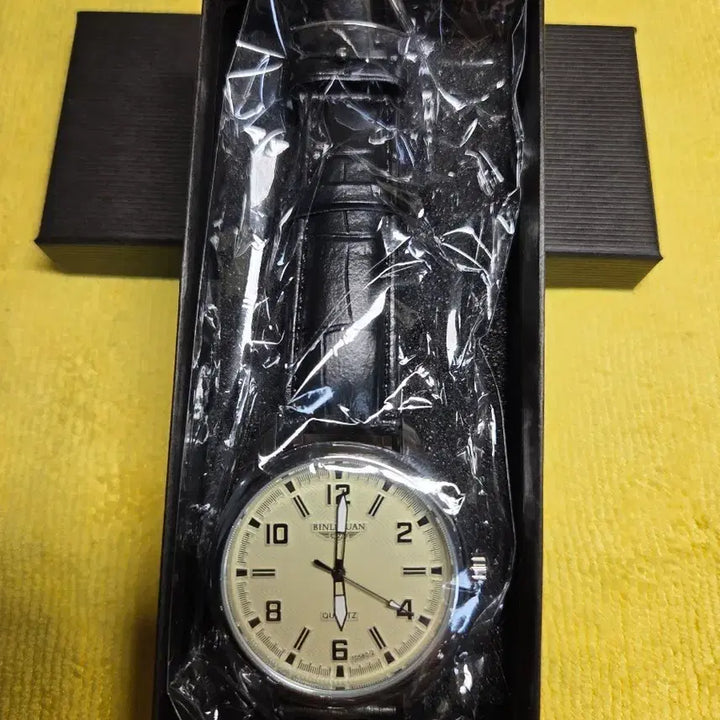 [BUNJANG] BINLUN Men's Leather Watch / BINLUN JAN 남성 가죽 시계 새상품