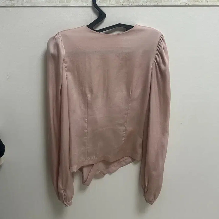 [BUNJANG] Silk Blouse - Pink / 실크 블라우스 핑크