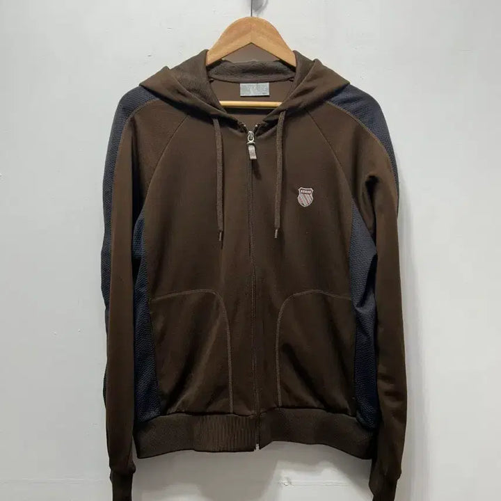 [BUNJANG] K-SWISS Training Suit Set Brown/Black 100 / K-SWISS 트레이닝복 세트 브라운/블랙 100
