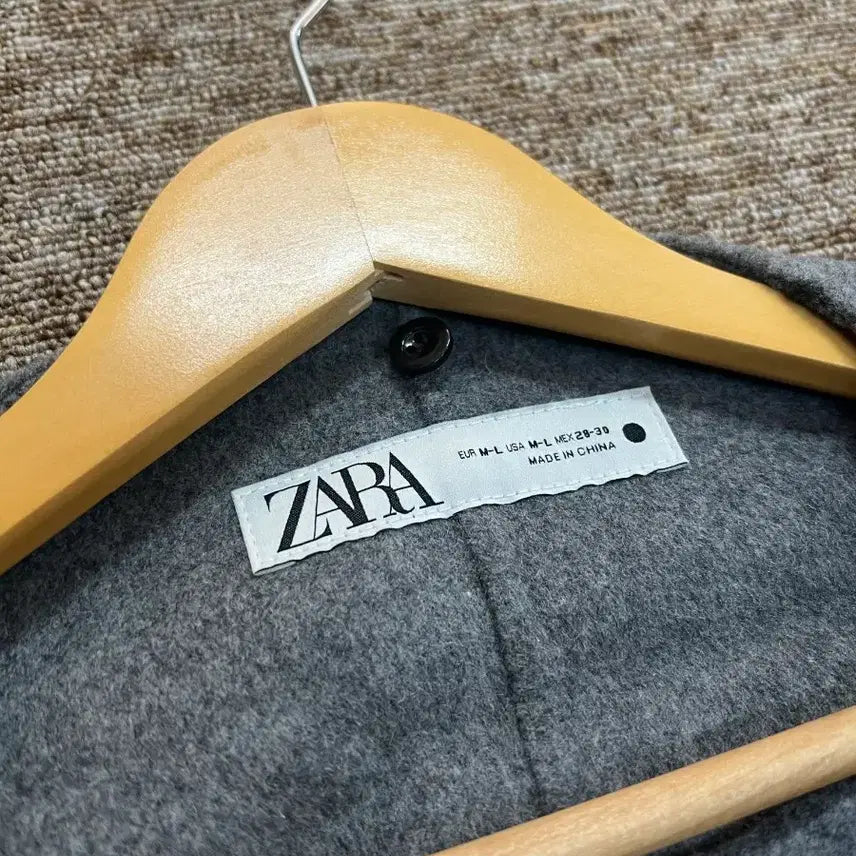 [BUNJANG] ZARA Gray Short Jacket (M-L) / 자라 그레이 숏자켓 M-L