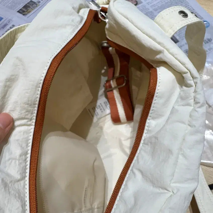 [BUNJANG] Starbucks x Lacoste Multiple Bag Ivory / 스타벅스 라코스테 멀티플백 아이보리 새상품