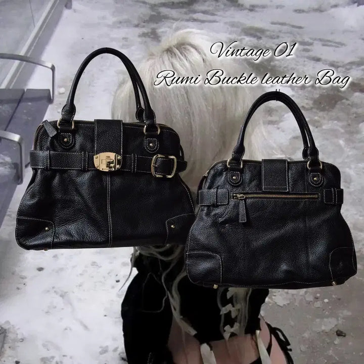 [BUNJANG] Vintage Rumi Buckle Leather Bag / Vintage 01 Rumi Buckle leather Bag