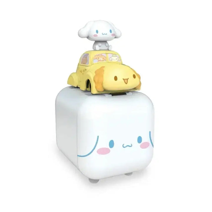 [BUNJANG] Sanrio Cinnamoroll My Car Figure Set / 산리오 시나모롤 마이카 자동차(피규어+미니카+차고 3종세트)피규어 가챠