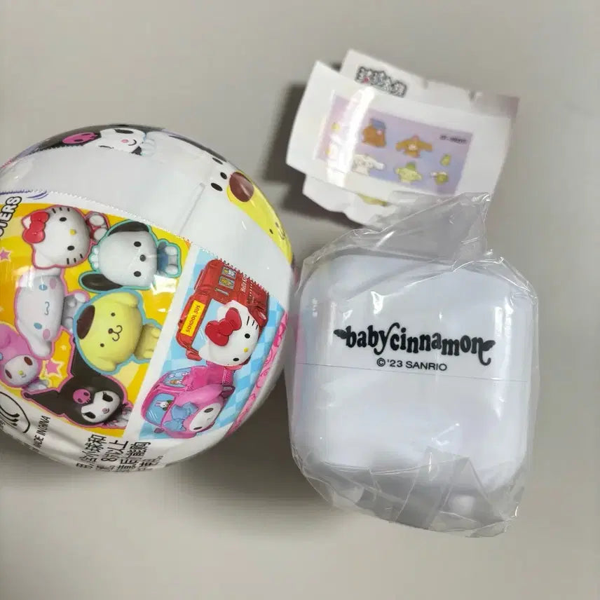 [BUNJANG] Sanrio Cinnamoroll My Car Figure Set / 산리오 시나모롤 마이카 자동차(피규어+미니카+차고 3종세트)피규어 가챠