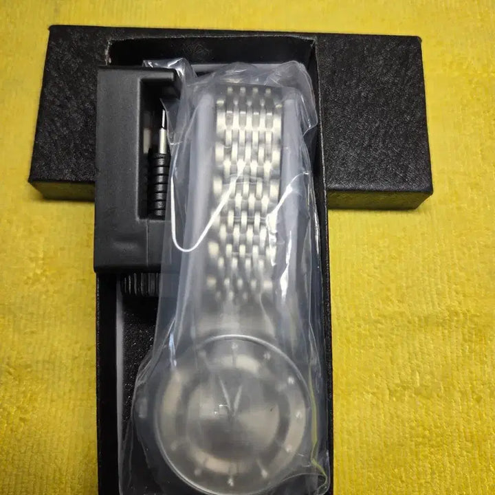 [BUNJANG] Comudir Silver Automatic Watch / Comudir 은색 메탈 오토메틱시계 + 시계줄 조절기