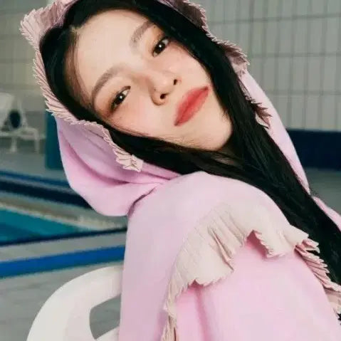 [BUNJANG] Lucky Chouette Pink T-Shirt / 럭키슈에뜨 핑크 반팔 티셔츠