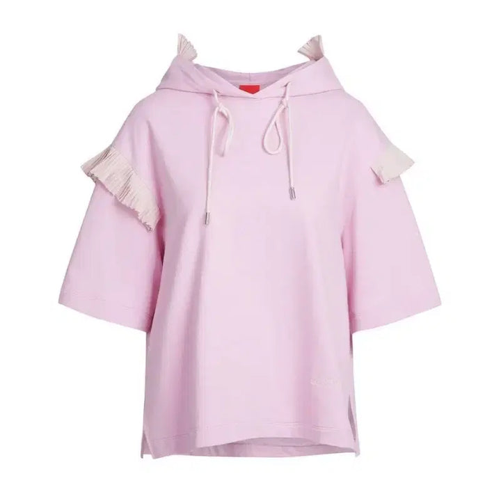 [BUNJANG] Lucky Chouette Pink T-Shirt / 럭키슈에뜨 핑크 반팔 티셔츠