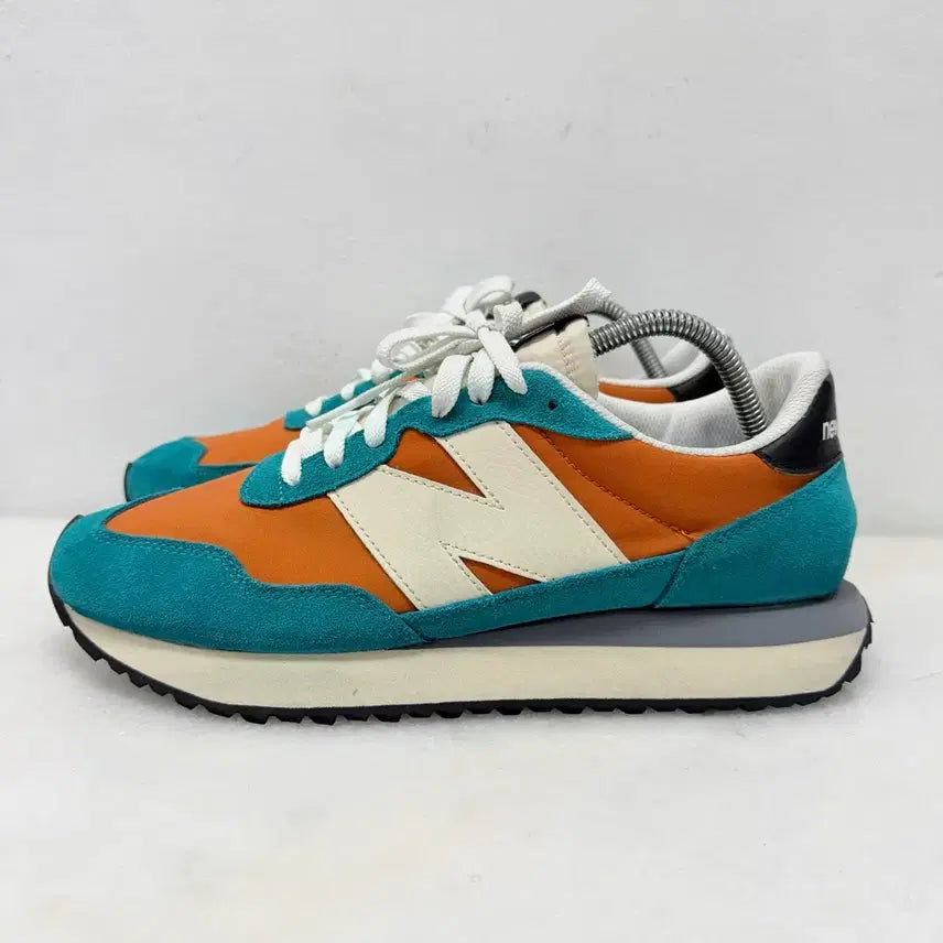 [BUNJANG] New Balance 237 Orange Green Sneakers / (275)뉴발란스 운동화 237 오렌지그린