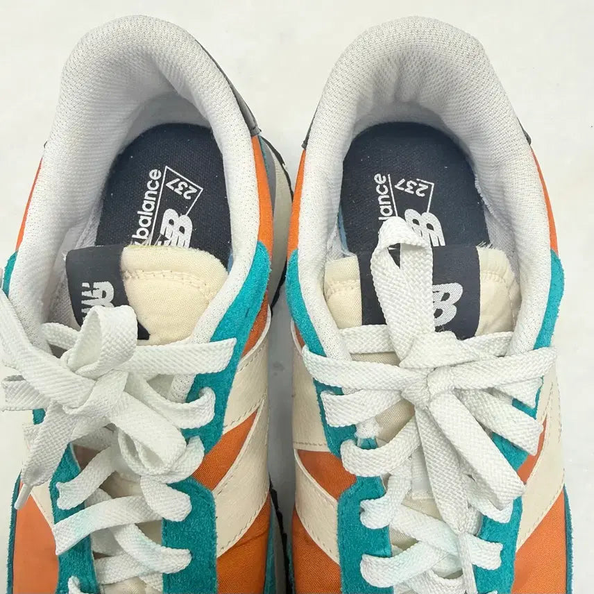 [BUNJANG] New Balance 237 Orange Green Sneakers / (275)뉴발란스 운동화 237 오렌지그린