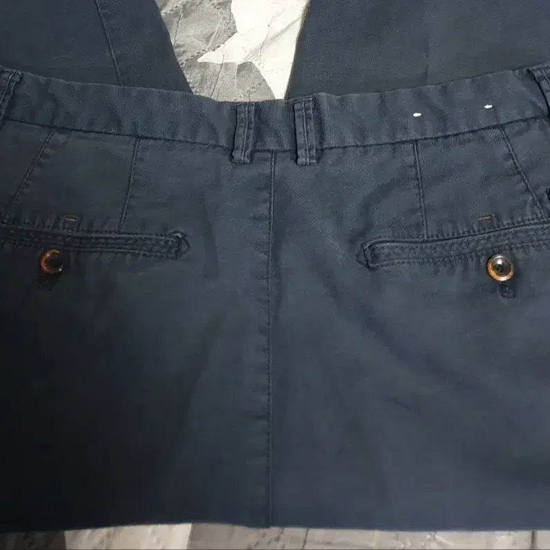 [BUNJANG] OLZEN Micro-Structured Standard Chino Pants Dark Navy (34) / 올젠 마이크로조직 스탠다드 치노팬츠 다크네이비 (34)