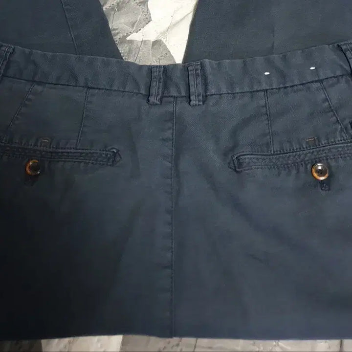 [BUNJANG] OLZEN Micro-Structured Standard Chino Pants Dark Navy (34) / 올젠 마이크로조직 스탠다드 치노팬츠 다크네이비 (34)