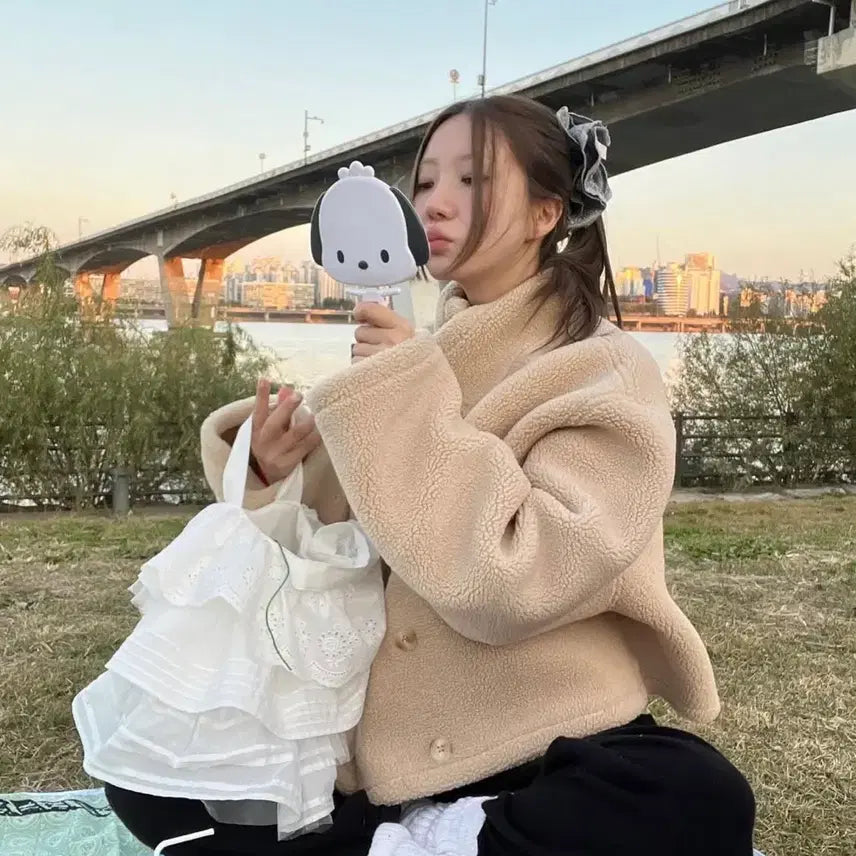 [BUNJANG] Priveil Shearling Reversible Mouton Jacket / 프리베일 시어링 리버시블 무스탕 자켓