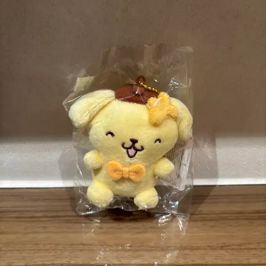[BUNJANG] Sanrio Pompompurin Plush Keyring / 폼폼푸린 봉제인형 키링 새상품