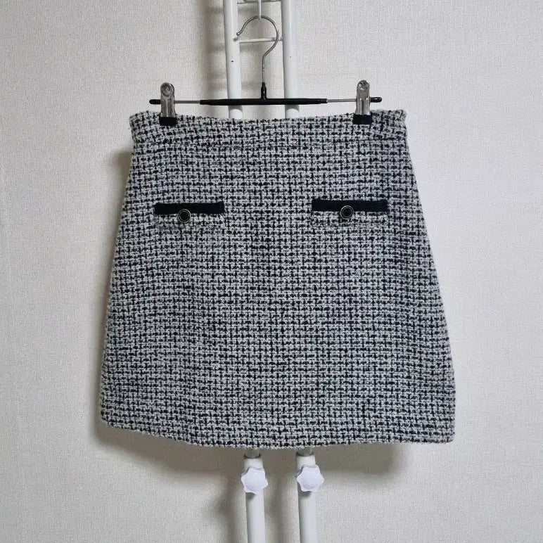 [BUNJANG] Tweed Mini Skirt / S137 트위드 미니스커트