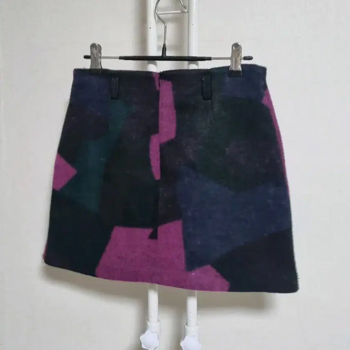 [BUNJANG] S132 Pattern Mini Skirt / S132 패턴 모직미니스커트