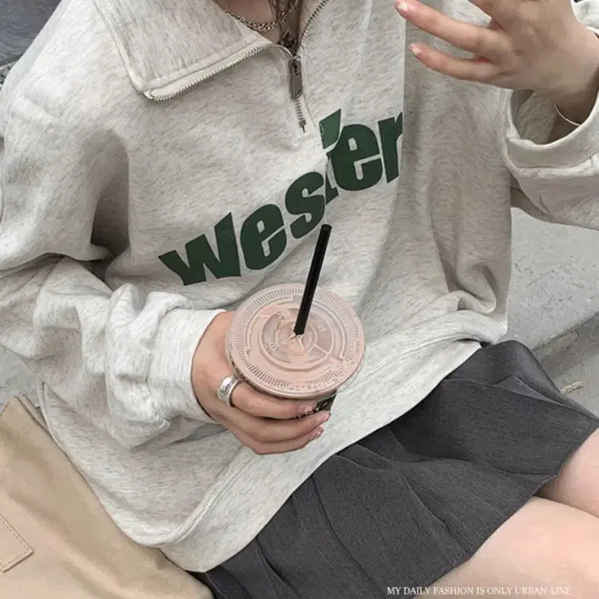 [BUNJANG] Half Zip-up T-Shirt / 하프집업 티셔츠