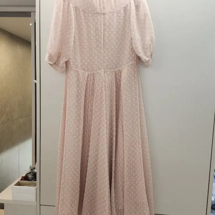 [BUNJANG] Hanseom Mine Pink Dress / 한섬의류 마인핑크원피스