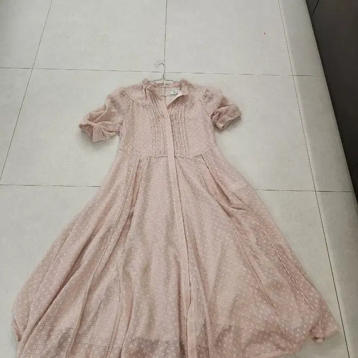 [BUNJANG] Hanseom Mine Pink Dress / 한섬의류 마인핑크원피스