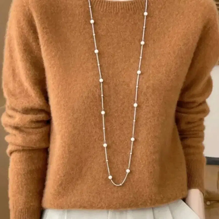 [BUNJANG] Wool Knit Top / 양모100 니트티 66~77