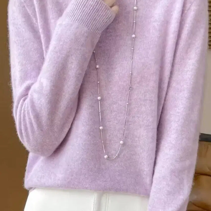 [BUNJANG] Wool Knit Top / 양모100 니트티 66~77