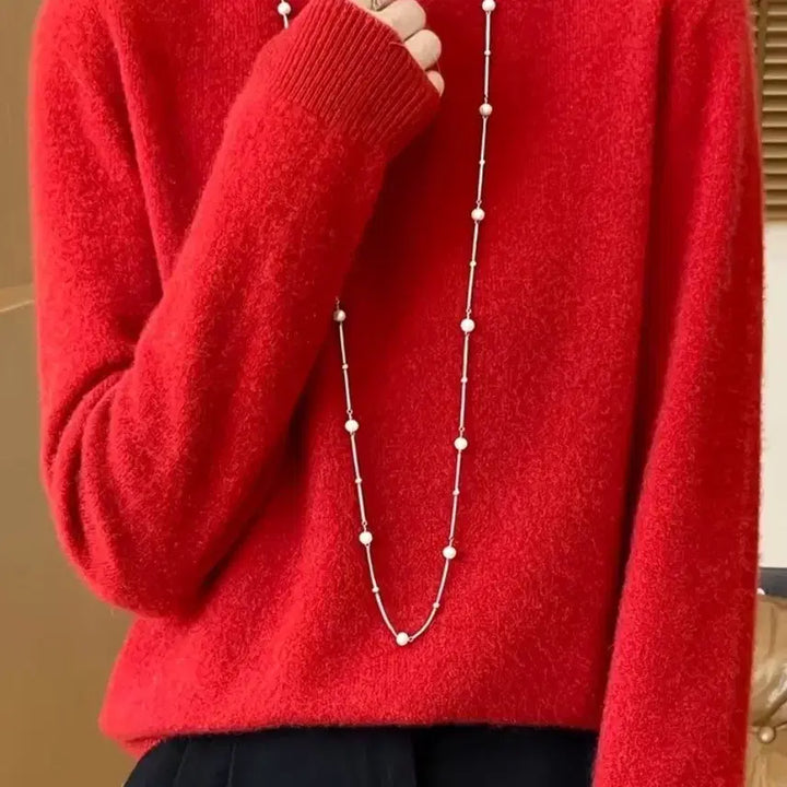 [BUNJANG] Wool Knit Top / 양모100 니트티 66~77