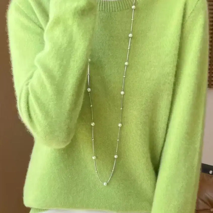 [BUNJANG] Wool Knit Top / 양모100 니트티 66~77