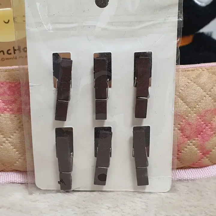 [BUNJANG] Vintage Black Cat Wooden Mini Clip Stationery / 고전 미개봉 검정 고양이 네코 나무 우드 미니 빈티지 집게 문방구 엔틱