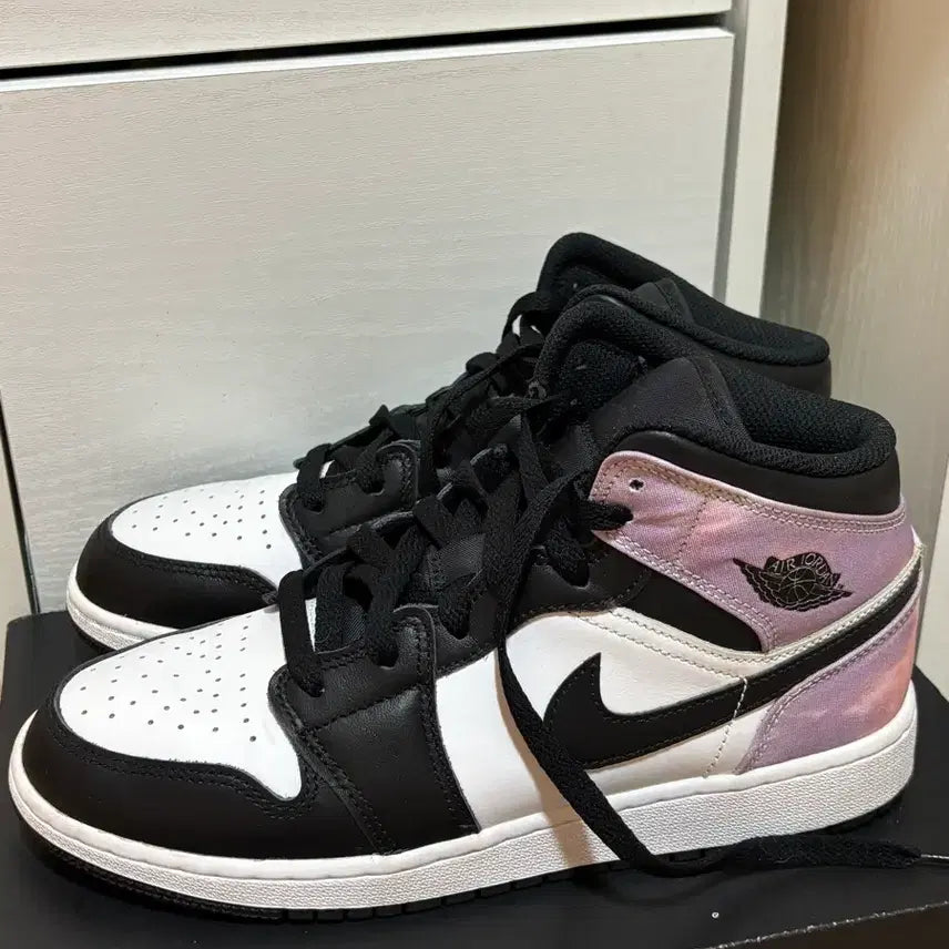 [BUNJANG] Nike Air Jordan 1 Mid Tie-Dye Sneakers / 풀박 나이키 에어 조던 1 미드 타이다이235-240mm