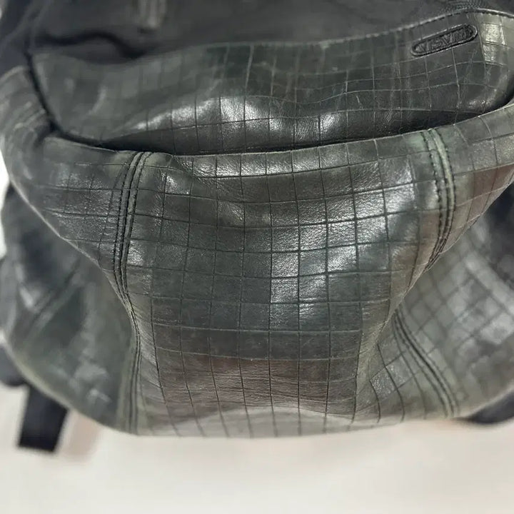 [BUNJANG] VISVIM All Black Leather Mix Ballistic Backpack 20L / VISVIM 올드비즈빔 올블랙 레더믹스 발리스틱 백팩 20L