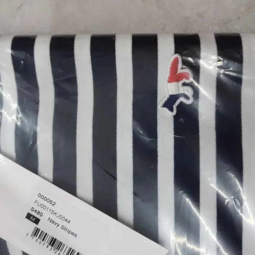 [BUNJANG] Maison Kitsuné Striped Long Sleeve T-shirt Navy/Black Unisex / 특가! 메종키츠네 스트라이프 롱슬리브(긴팔 )티셔츠네이비/블랙(공용제품)