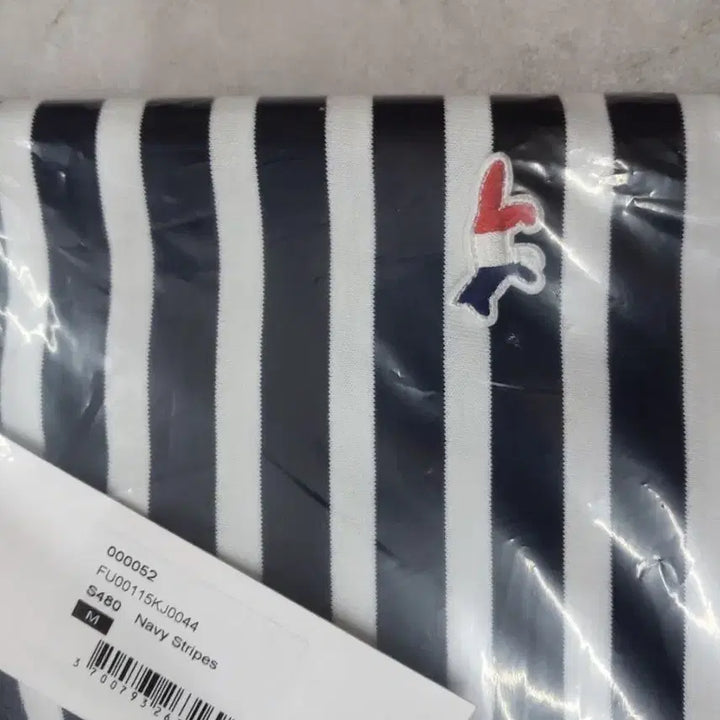 [BUNJANG] Maison Kitsuné Striped Long Sleeve T-shirt Navy/Black Unisex / 특가! 메종키츠네 스트라이프 롱슬리브(긴팔 )티셔츠네이비/블랙(공용제품)