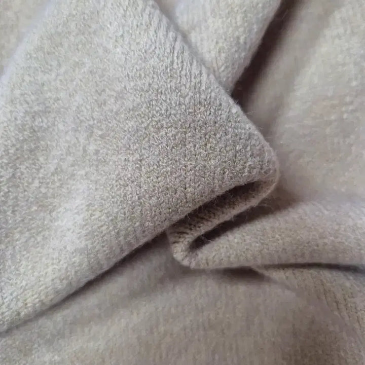 [BUNJANG] Beige Knit Long Cardigan / (피팅만)베이지 코트 숄 니트 롱가디건