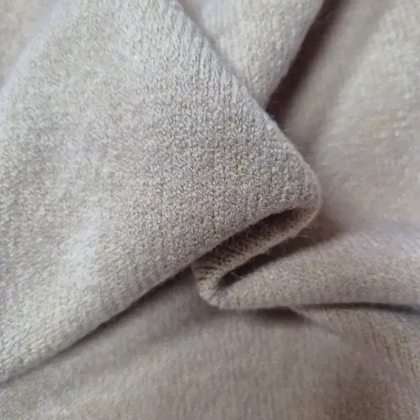 [BUNJANG] Beige Knit Long Cardigan / (피팅만)베이지 코트 숄 니트 롱가디건