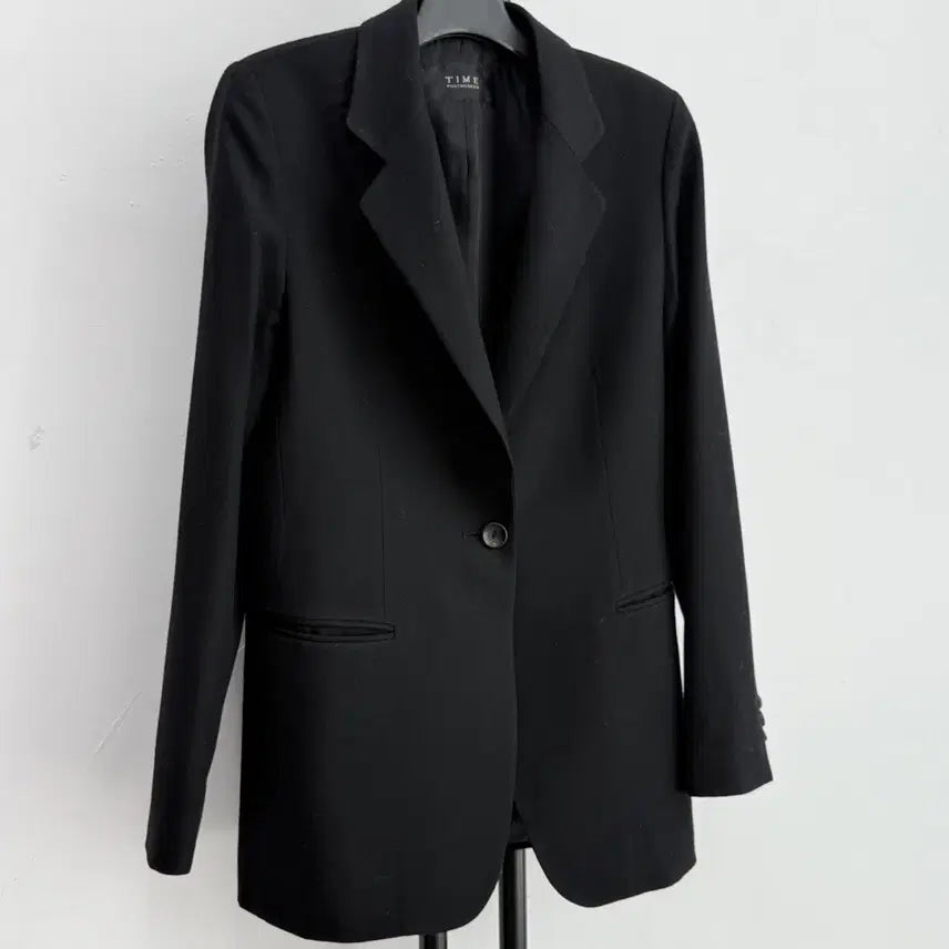 [BUNJANG] TIME Black Label Wool Single Jacket / 정품 타임 TIME 블랙라벨 울 100% 싱글자켓